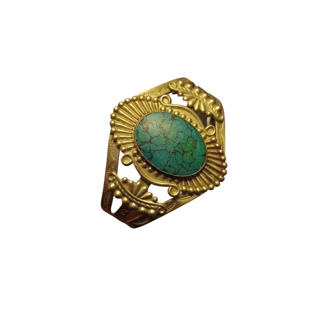 Vintage Fred Harvey Cuff Bracelet - Picture 2 of 7